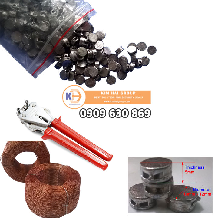 kìm bấm chì cộng lực kềm bấm chì công tơ điện