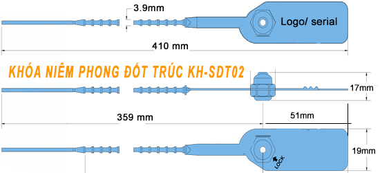 kích thước kẹp chì nhựa đốt trúc 41cm