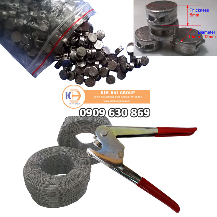 Kìm bấm chì thường giá rẻ, niêm phong công tơ điện kẹp chì niêm phong đồng hồ nước