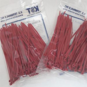 dây thít nhựa màu đỏ