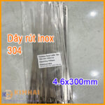 Dây rút inox 316 nhiều kích cỡ; thít inox 304 chống han gỉ - Ảnh 2