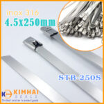 Dây rút inox 316 nhiều kích cỡ; thít inox 304 chống han gỉ - Ảnh 6