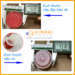 Nắp chiết rót 42mm, nắp kéo chiết rót can thiếc - Ảnh 2