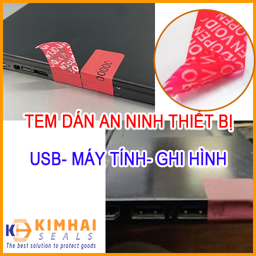tem niêm phong thiết bị